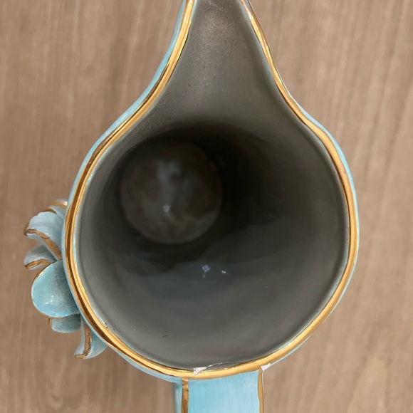 Studio b by Magenta decorative blue ceramic pitcher - Picture 4 of 10